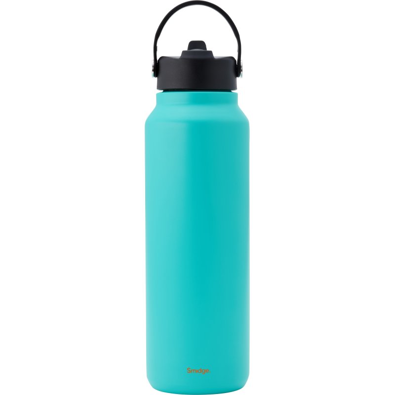 Smidge Flip Straw Bottle 1.2L Aqua