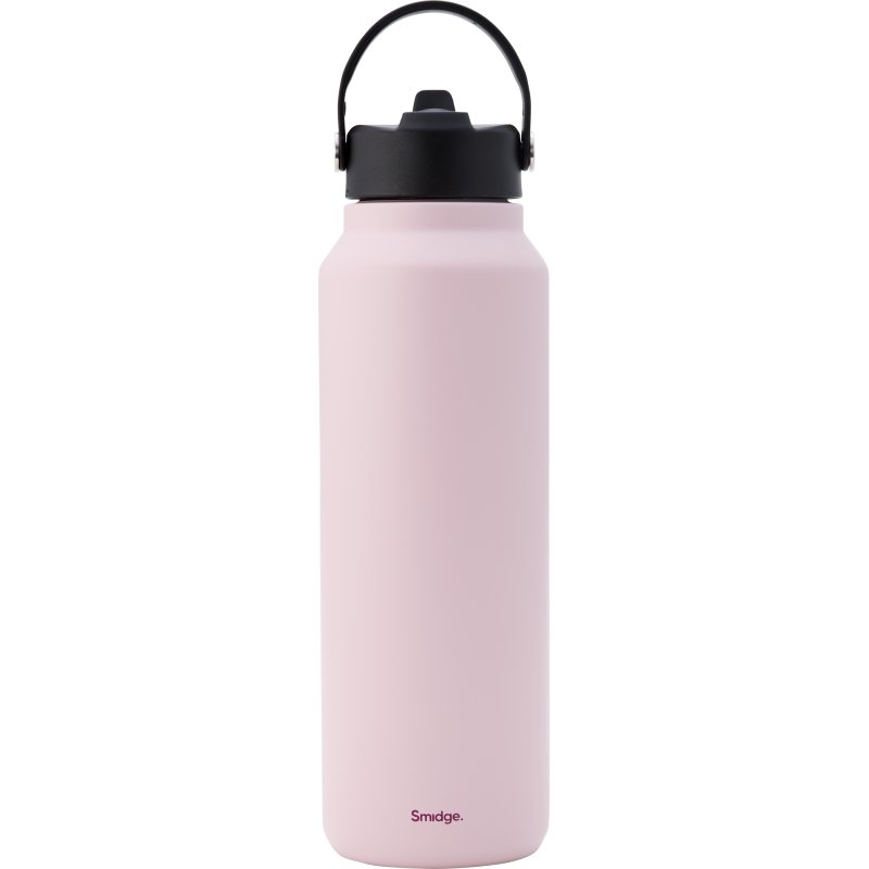 Smidge Flip Straw Bottle 1.2L Summer Blush