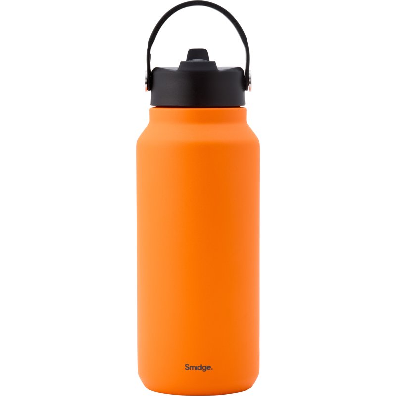 Smidge Flip Straw Bottle 900ml Citrus