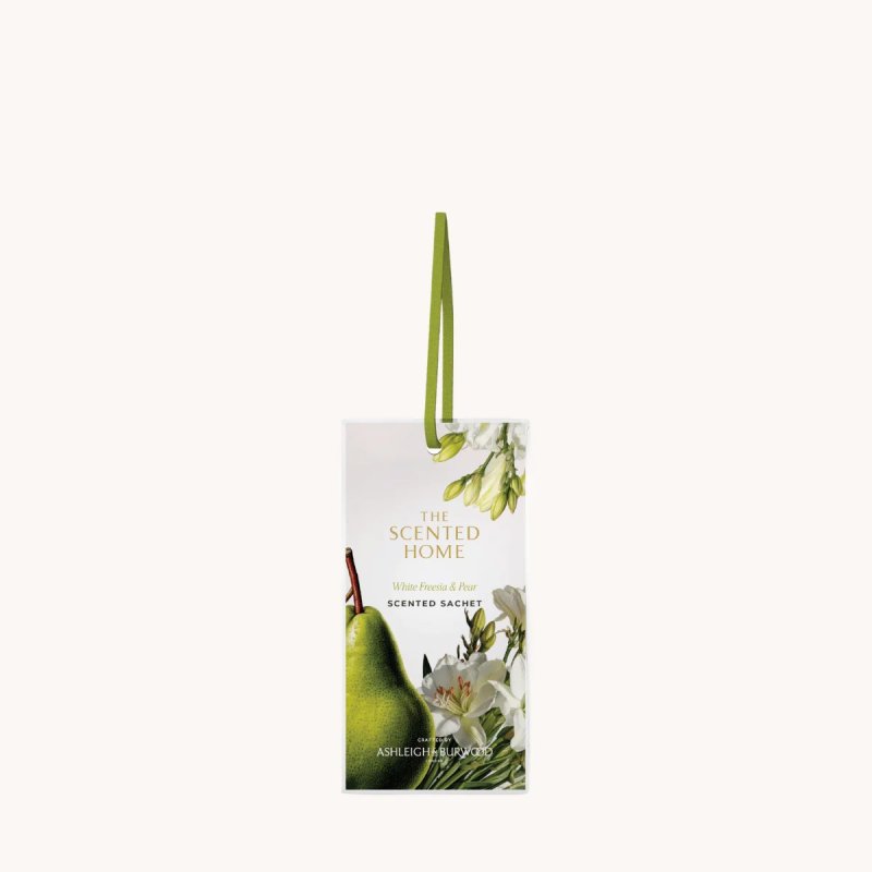 White Freesia & Pear Scented Sachet