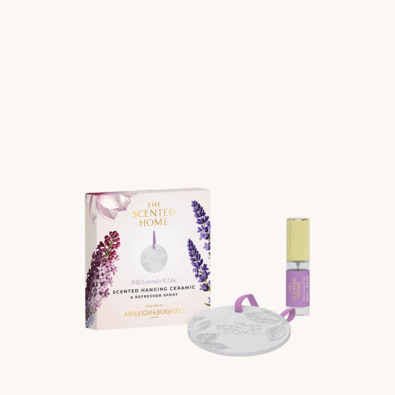Wild Lavender & Lilac Scented Ceramic With Spray