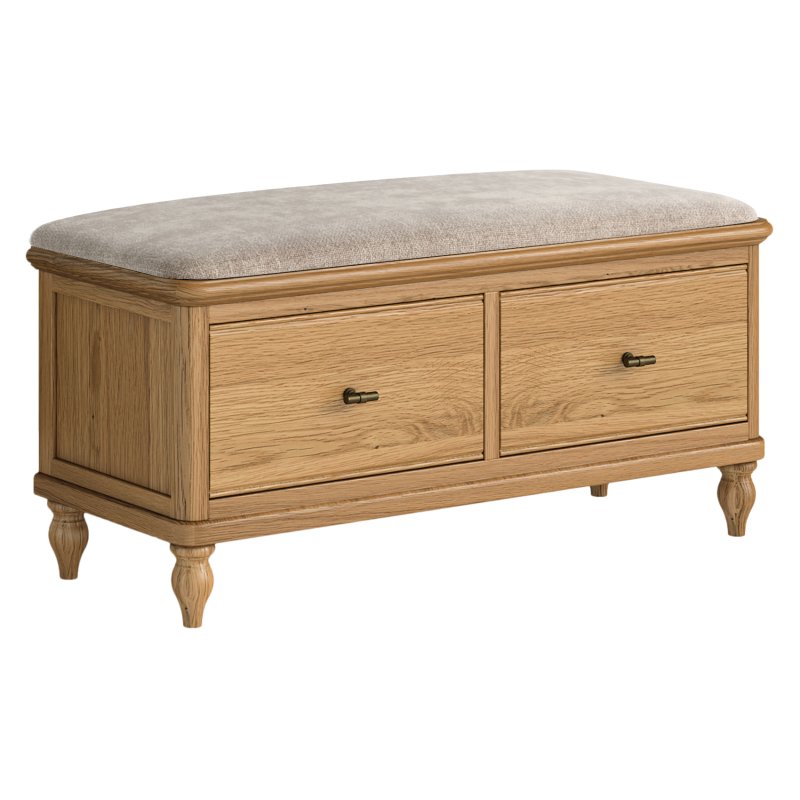 Gresham Storage Bench Oatmeal
