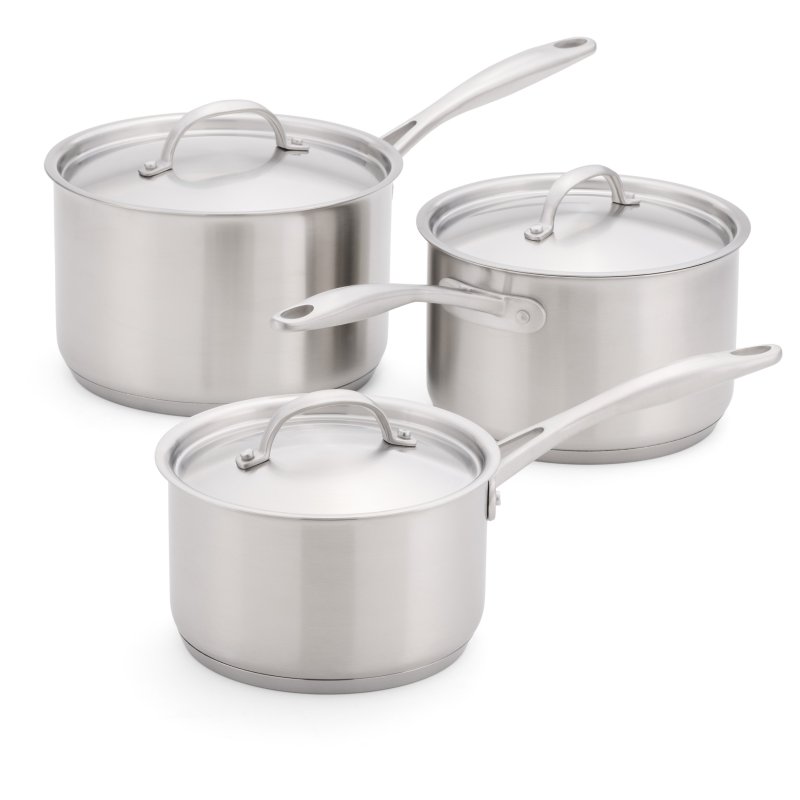 Stellar Profile Matte 3 Piece Saucepan Set