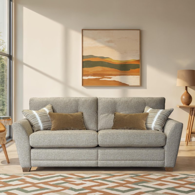 Marshall 3 Seater Sofa Lifestyle front on