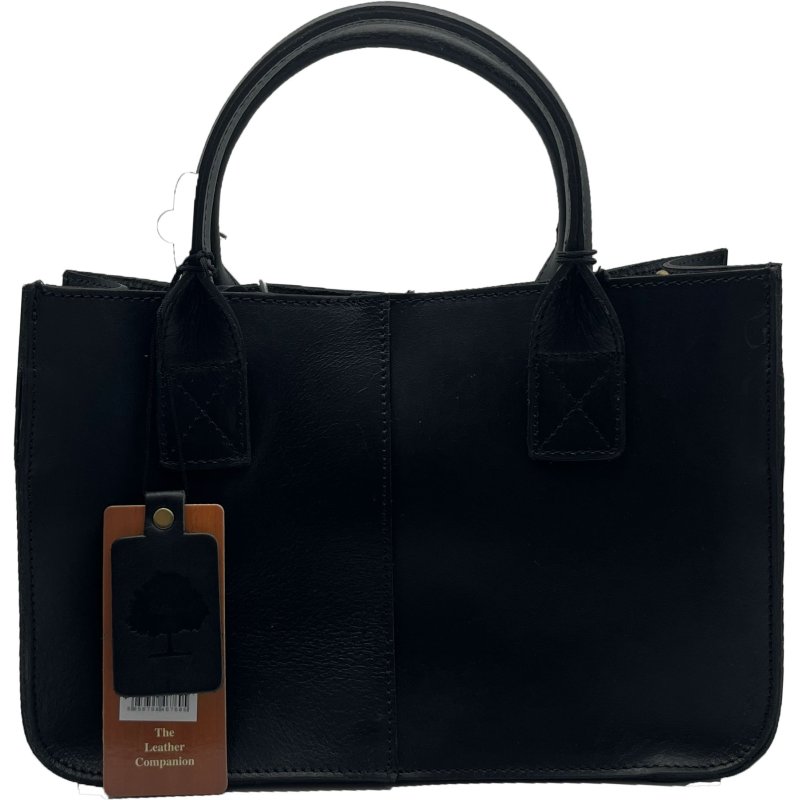 Ashwood Leather Shopper Bag Black Small
