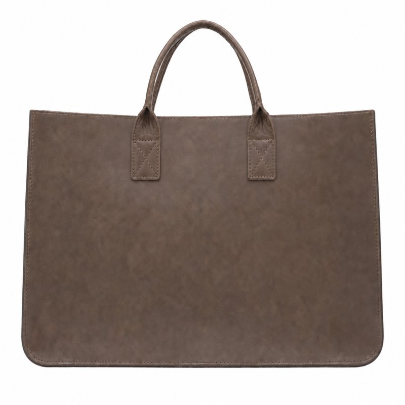 Ashwood Leather Shopper Bag Tan Large Front