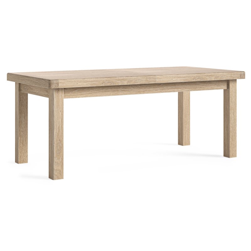 Aldiss Own Casterton White Wash Large Extending Dining Table