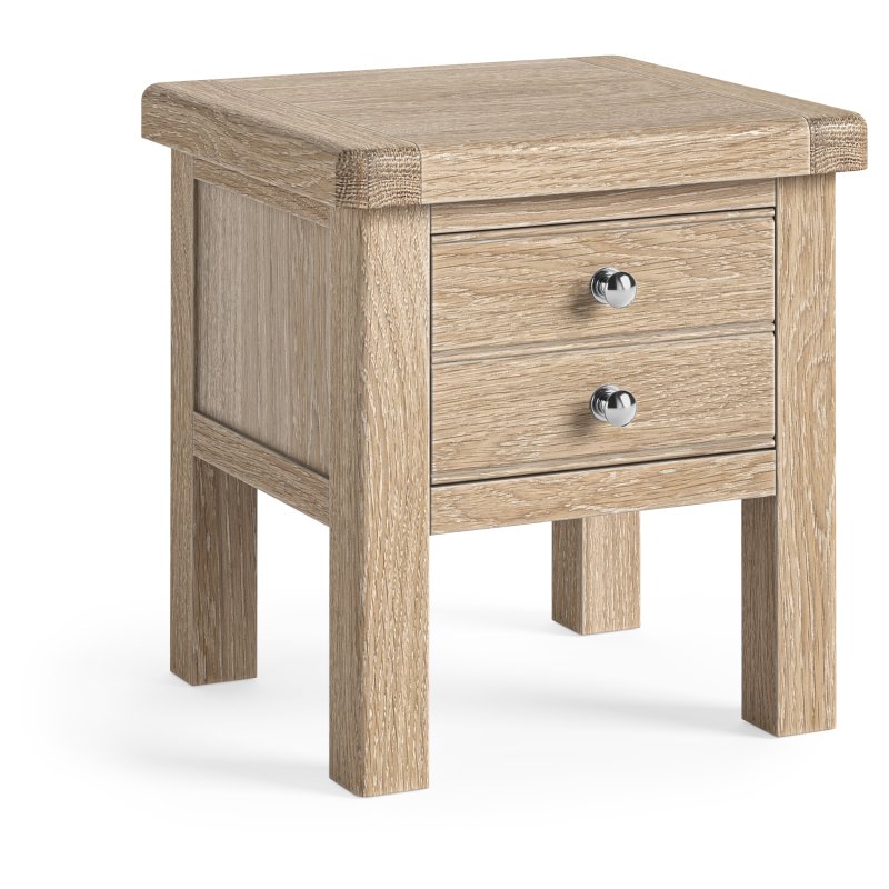 Aldiss Own Casterton White Wash Lamp Table