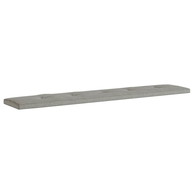 Aldiss Own Casterton White Wash Bench Cushion in Grey