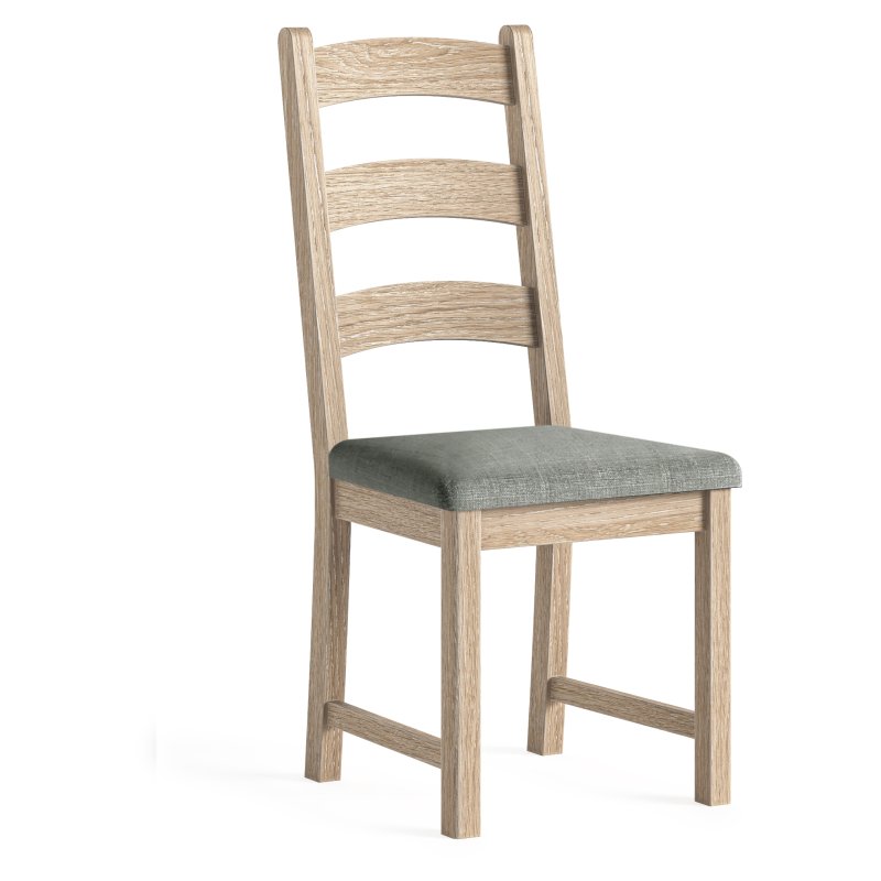 Aldiss Own Casterton White Wash Dining Chair Pair in Grey