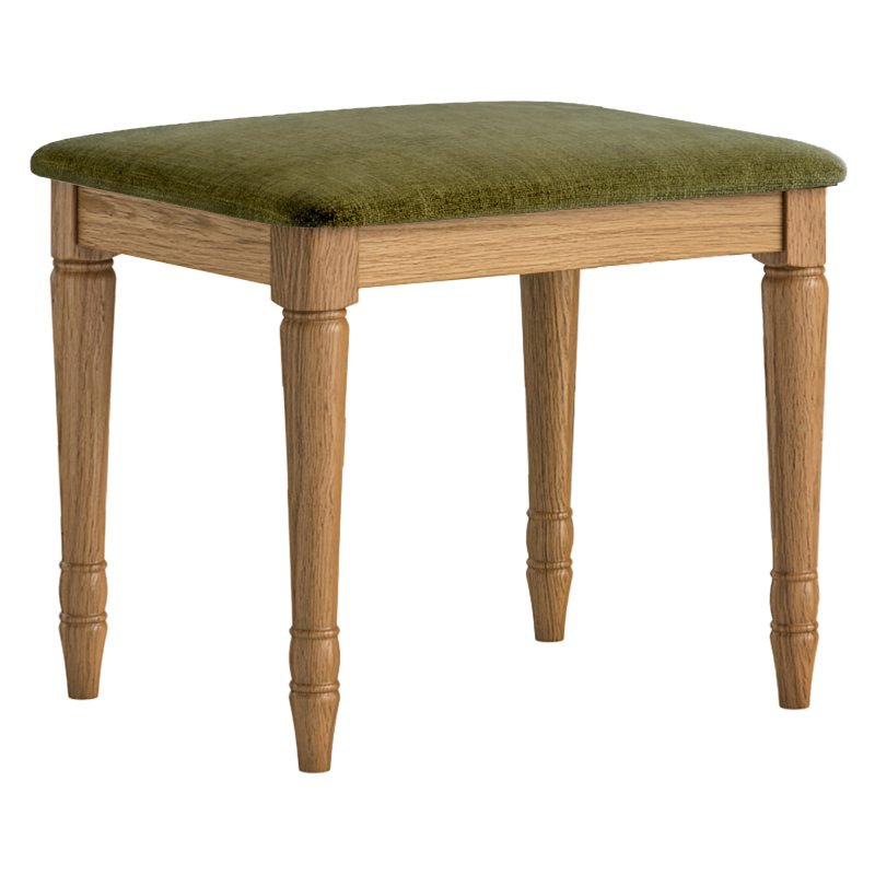 Gresham Stool With Cushion Green