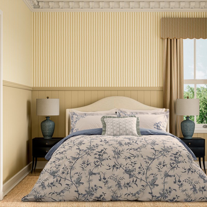 Sanderson X National Trust Paradise Woods Toile Duvet Set