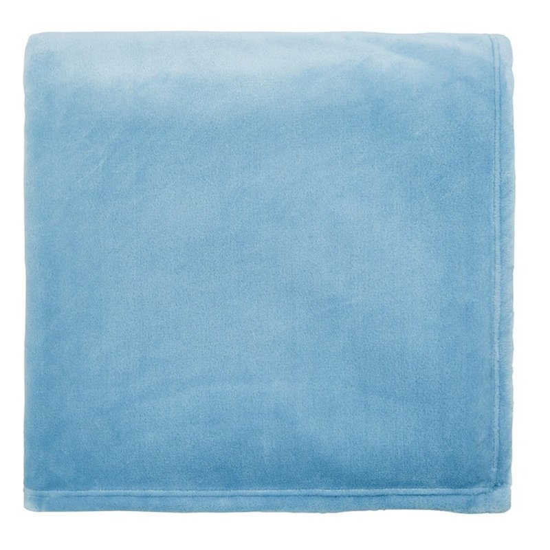 Helena Springfield Calico And Chalk Snug Throw Blue