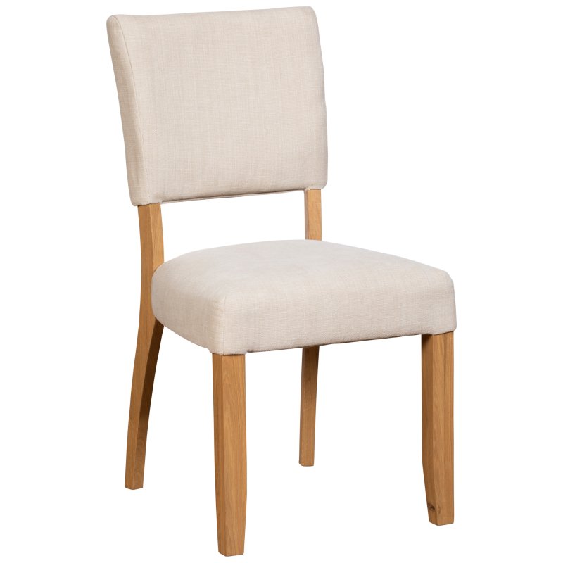 Aldiss Own Salthouse Upholstered Dining Chair Pair in Natural