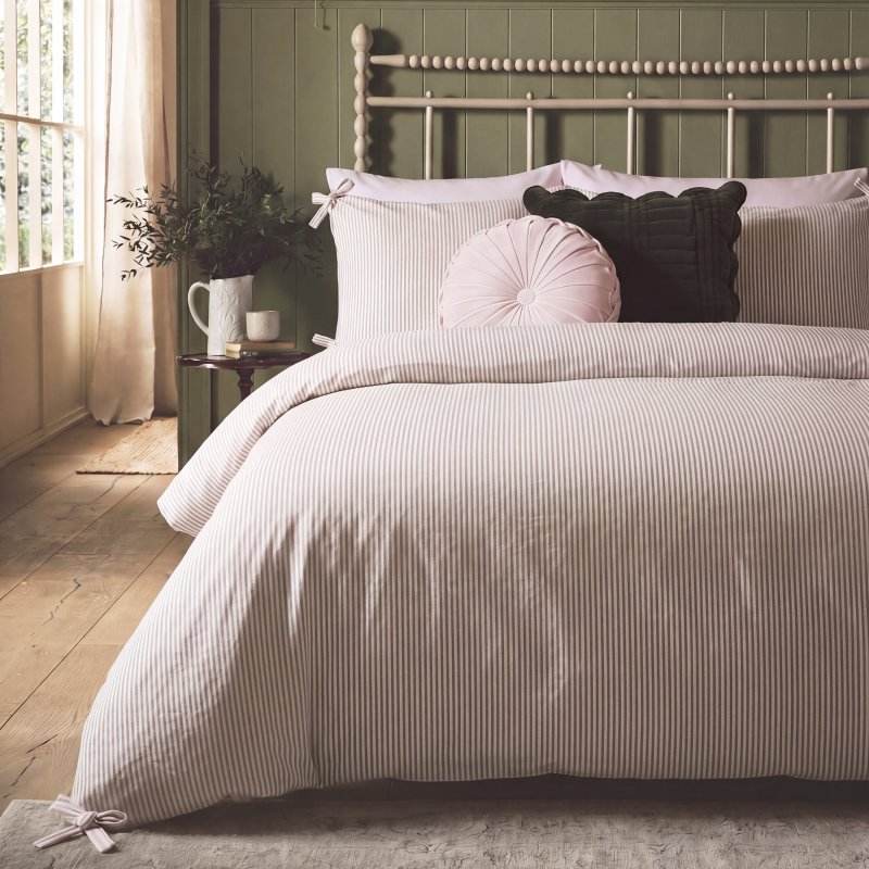 Laura Ashley Cornish Stripe Duvet Set main shot