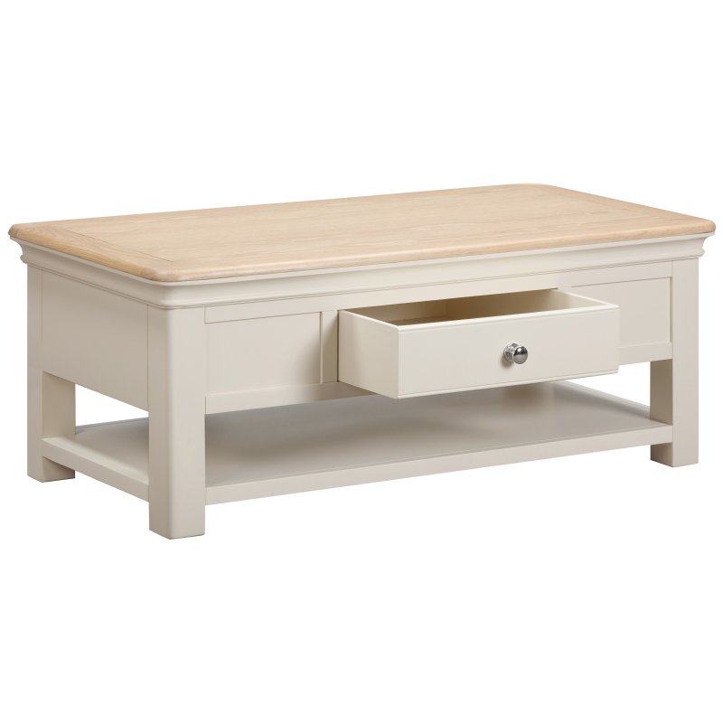 Aldiss Own Avignon Coffee Table with Shelf & Drawer