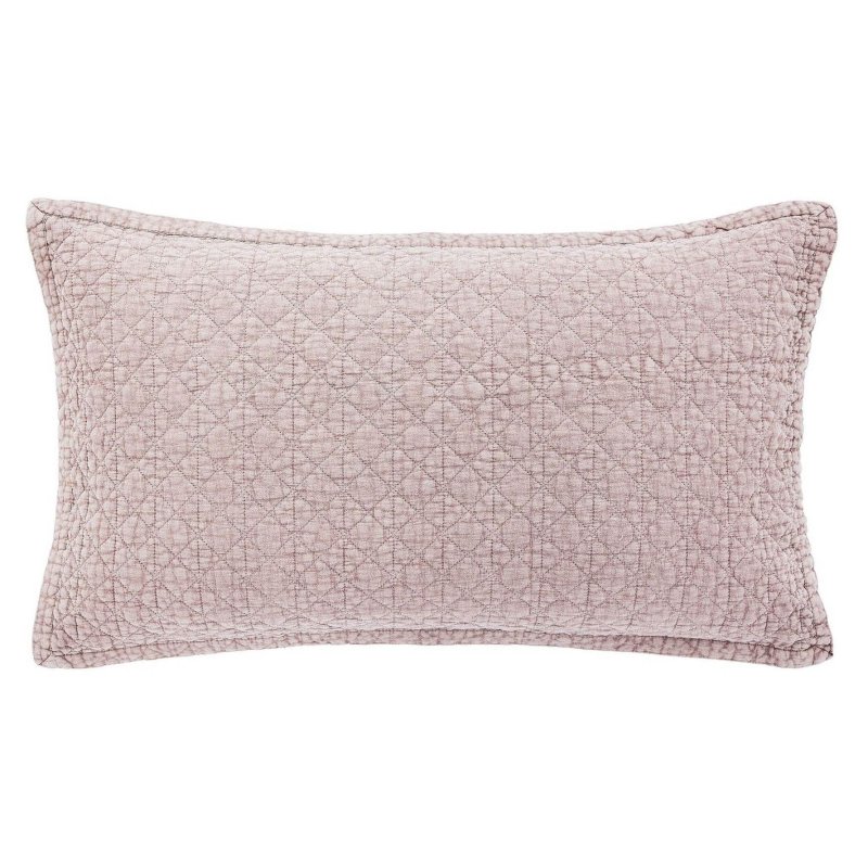 Bedeck Of Belfast Stonewashed Oxford Pillowcase Pair Pink
