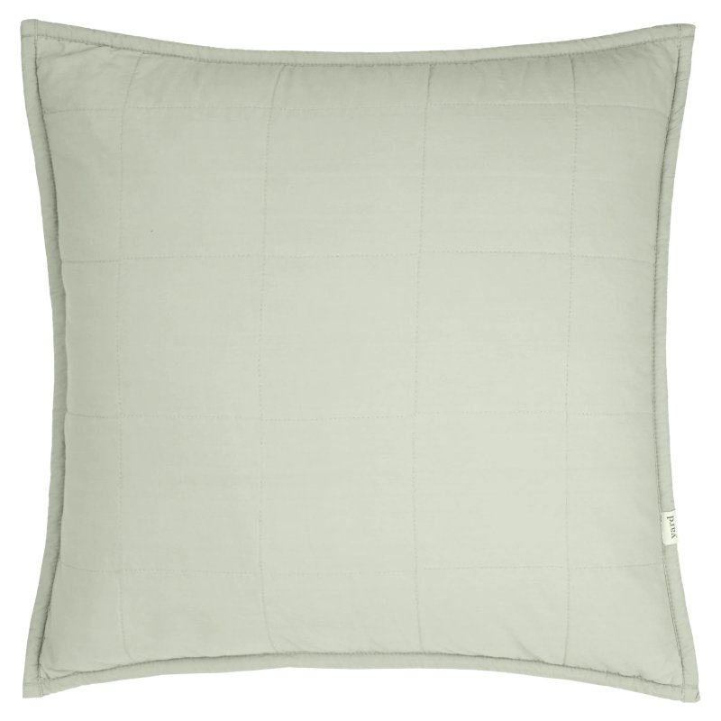 Yard Yard Hebden Washed Cotton Cushion Bay Green