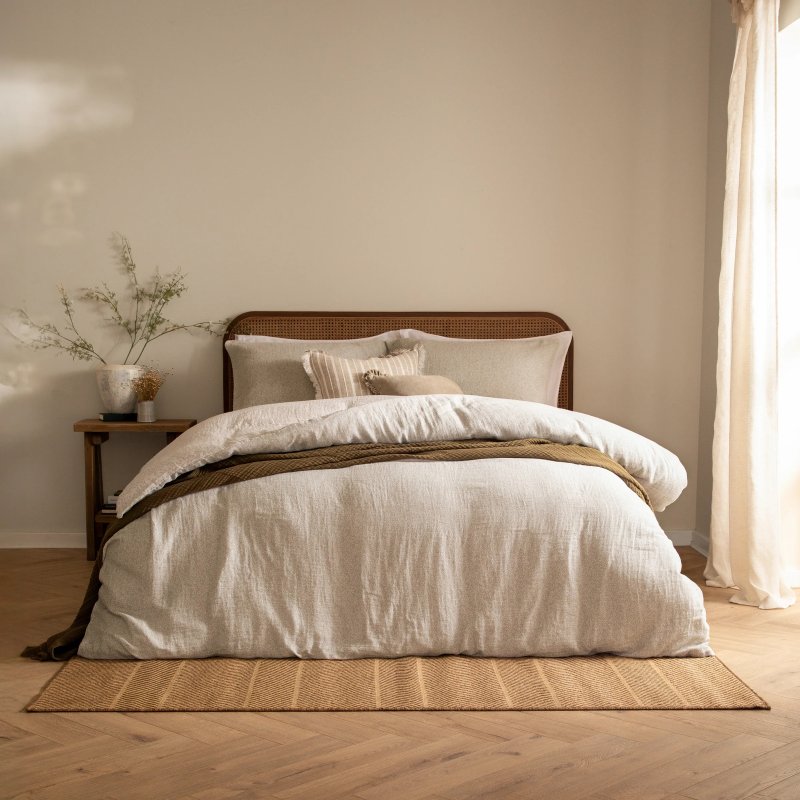 Yard Yard Perrie Leaf Duvet Cover Set Natural