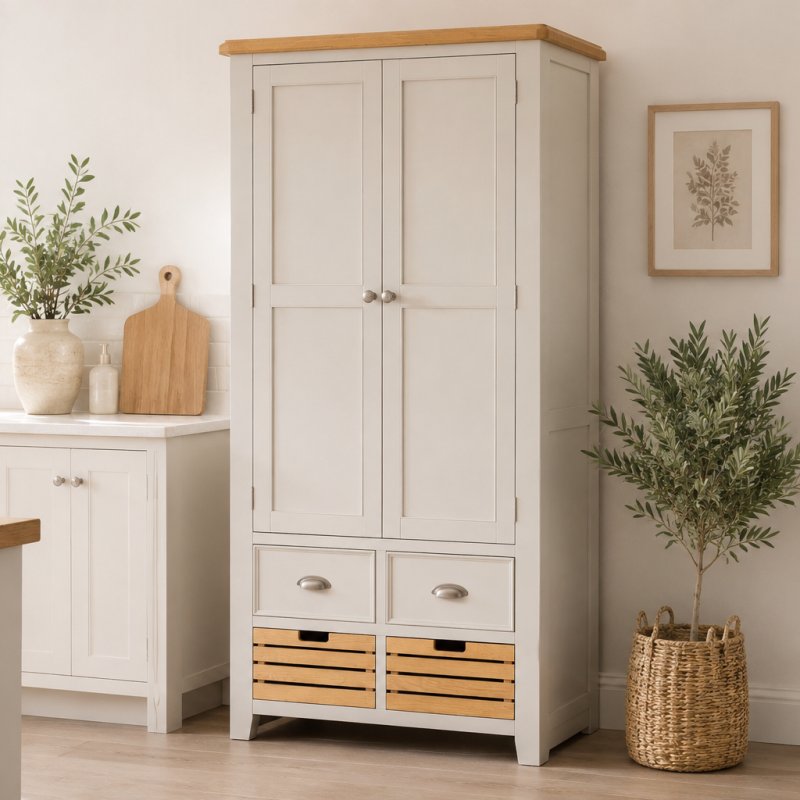 Aldiss Own Kingsbury Stone Double Larder Unit