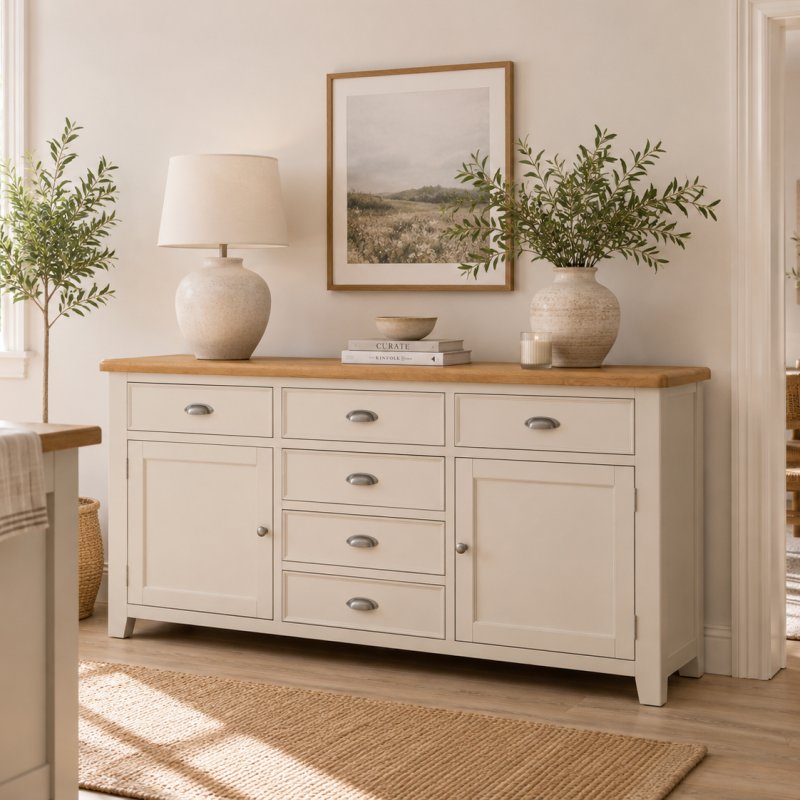 Aldiss Own Kingsbury Stone Extra Large Sideboard