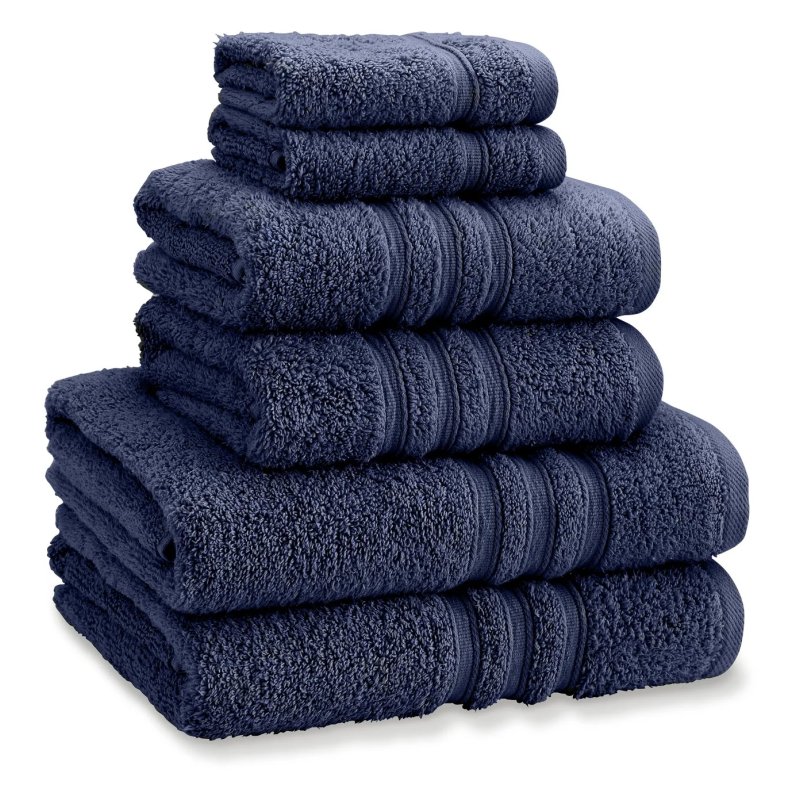 Catherine Lansfield Zero Twist Towels Navy