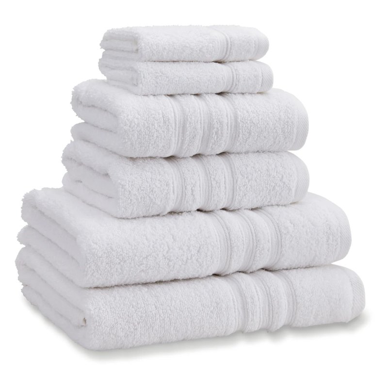 Catherine Lansfield Zero Twist Towels White
