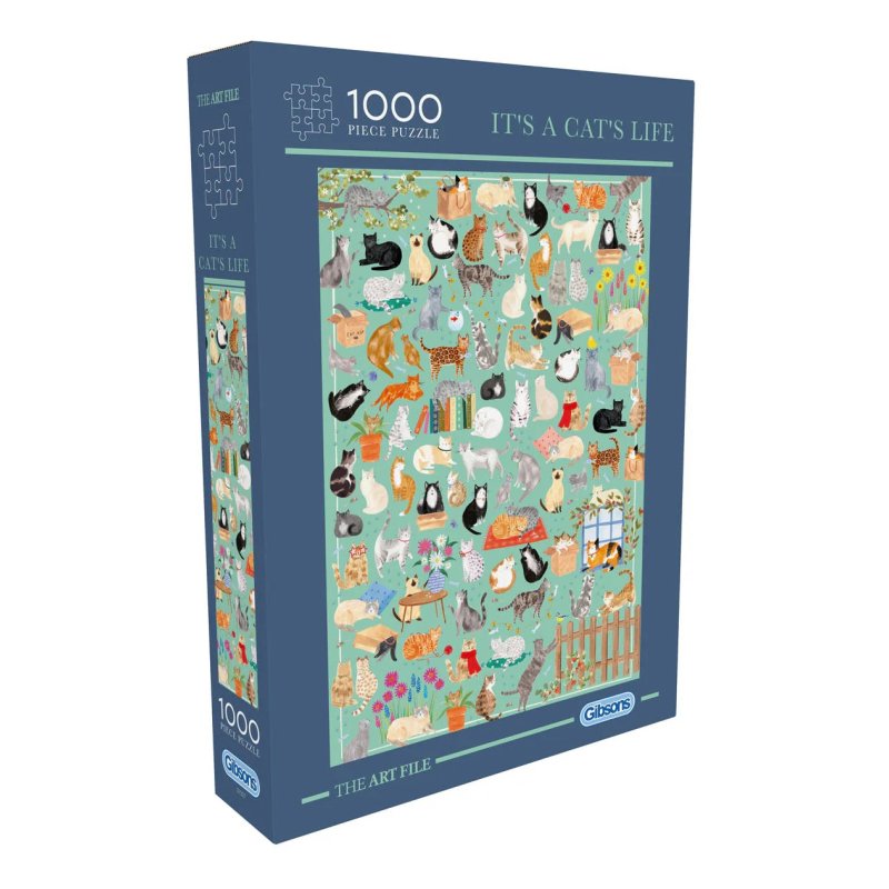 It's A Cats Life 1000pc Puzzle