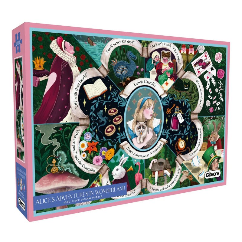 Gibsons Alices Adventure In Wonderland 1000pc Puzzle