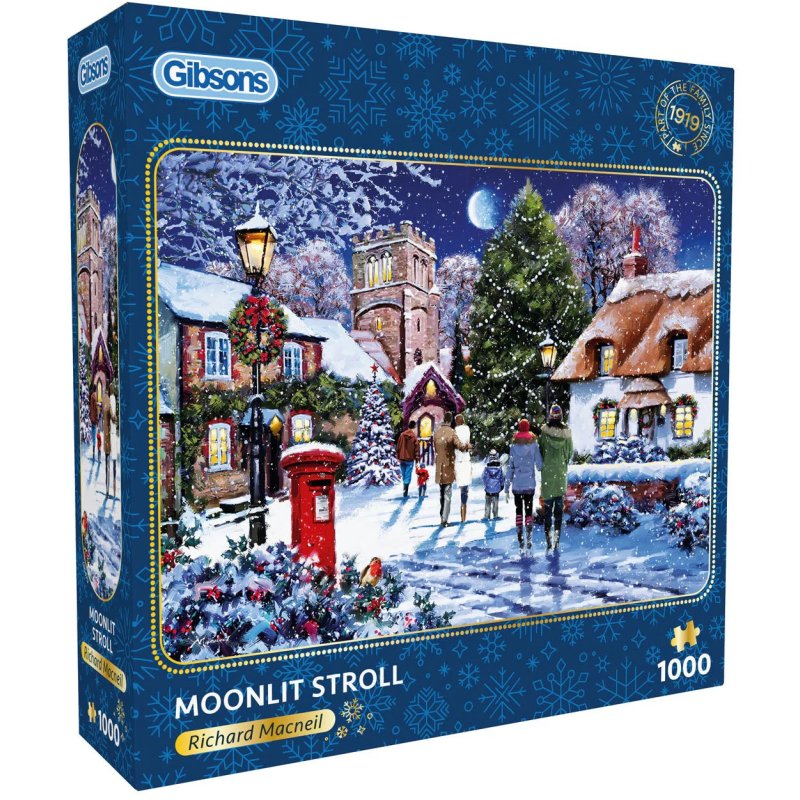 Gibsons Moonlit Stroll 1000pc Puzzle