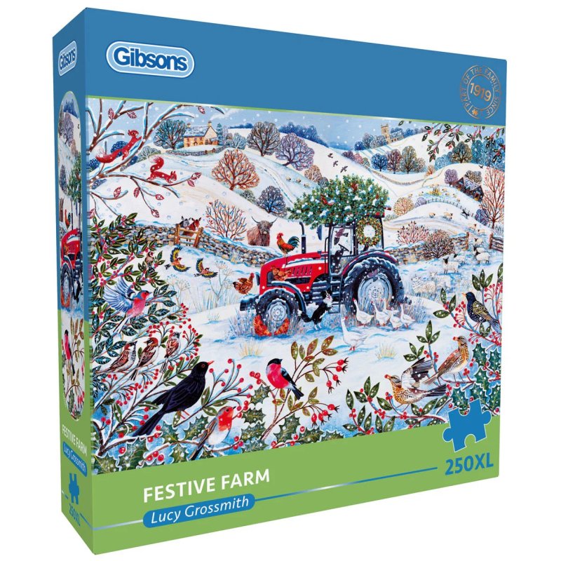 Gibsons Festive Farm 250pc XL Puzzle