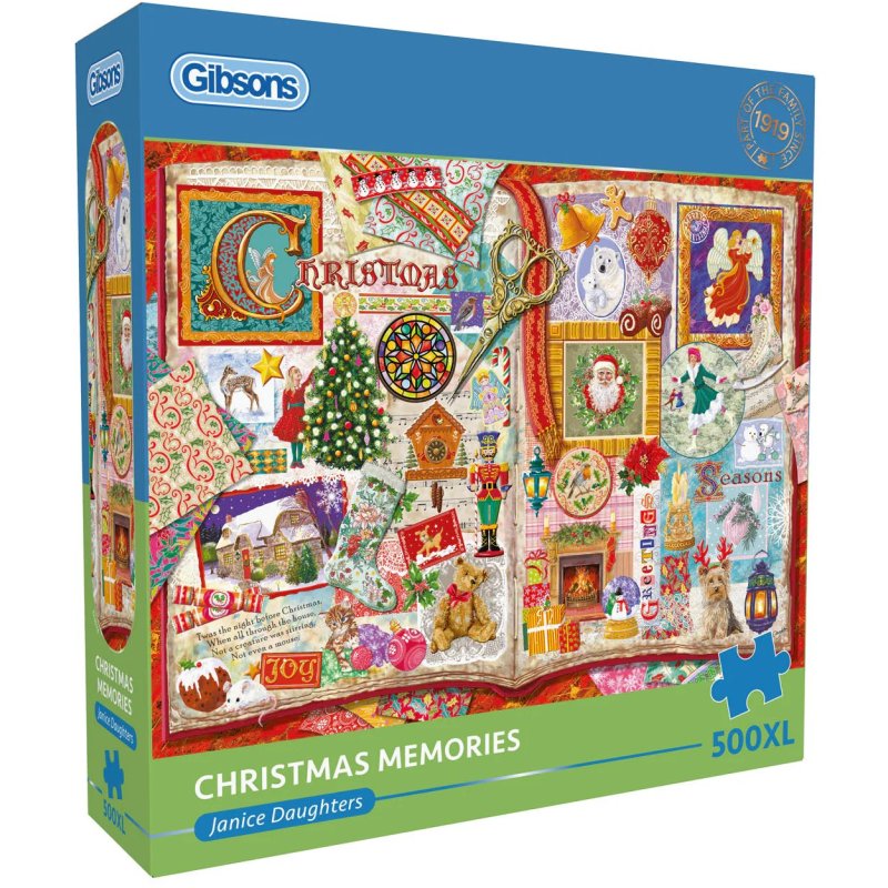 Gibsons Christmas Memories 500pc XL Puzzle