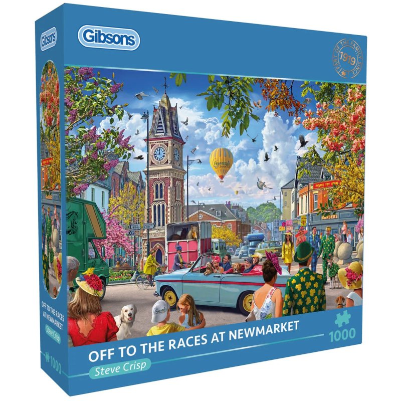 Gibsons Off To The Races At Newmarket 1000pc Puzzle