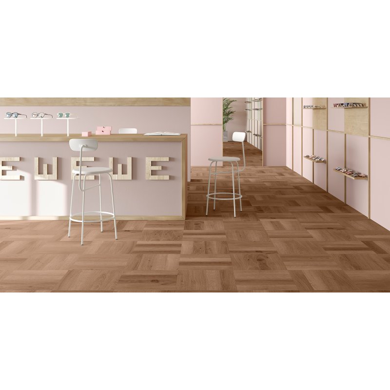 Invictus Invictus Maximus Click Parquet Flooring in Highland Oak Parquet Chocolate