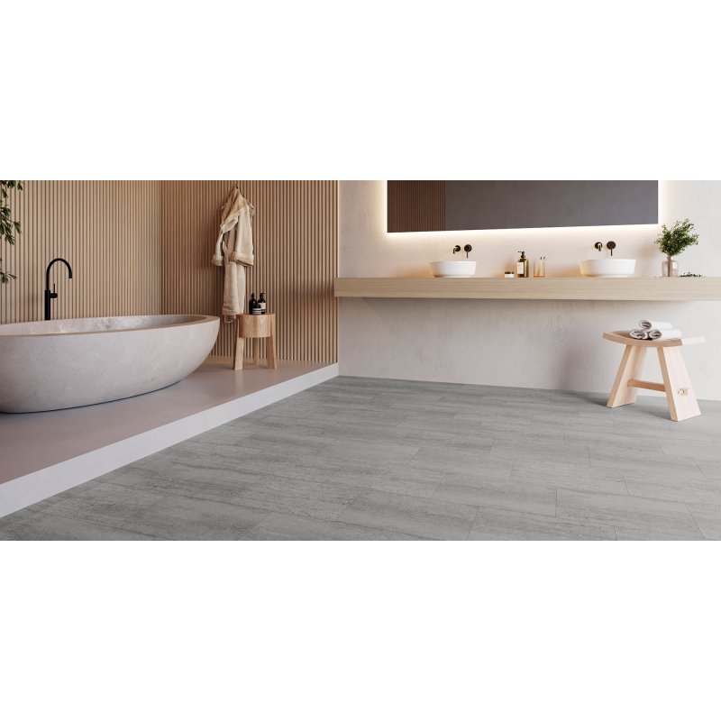 Invictus Invictus Maximus Dryback Flooring in Tivoli Stone 95 Pewter