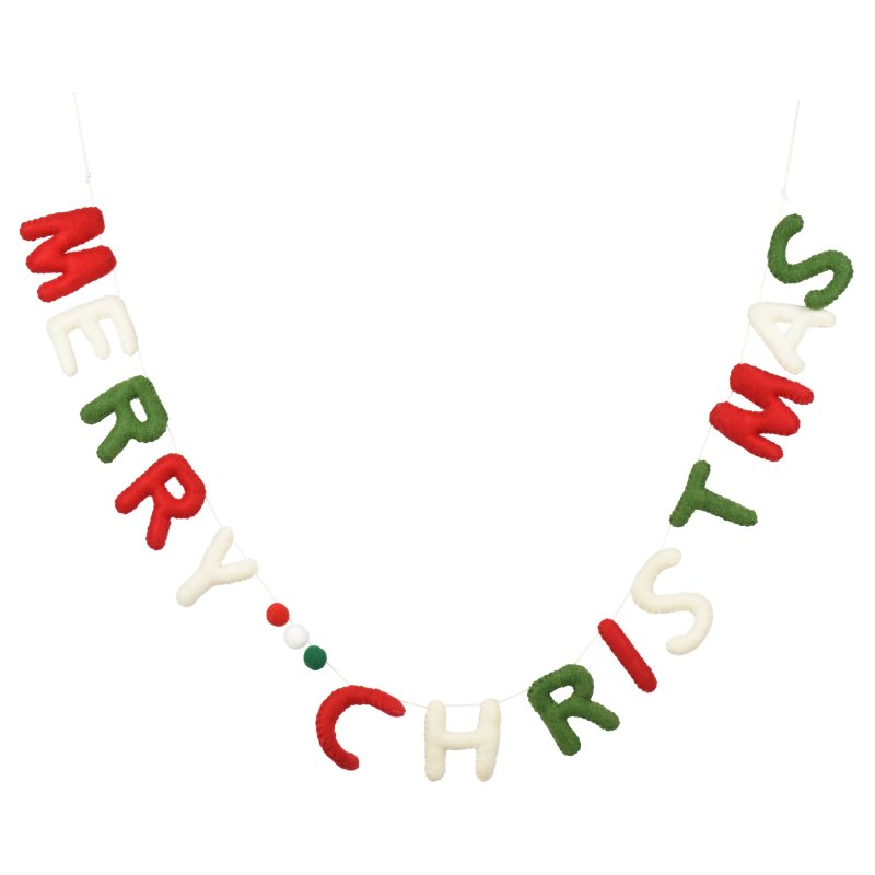 Kaemingk Merry Christmas Letters Garland