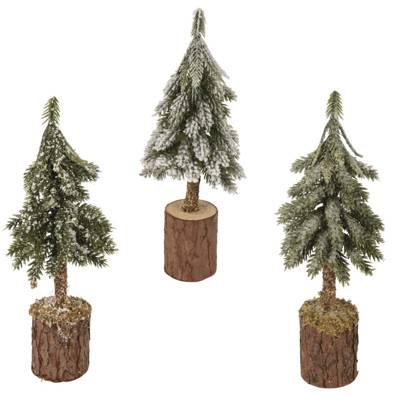 Kaemingk Mini Snowy Tree Assorted