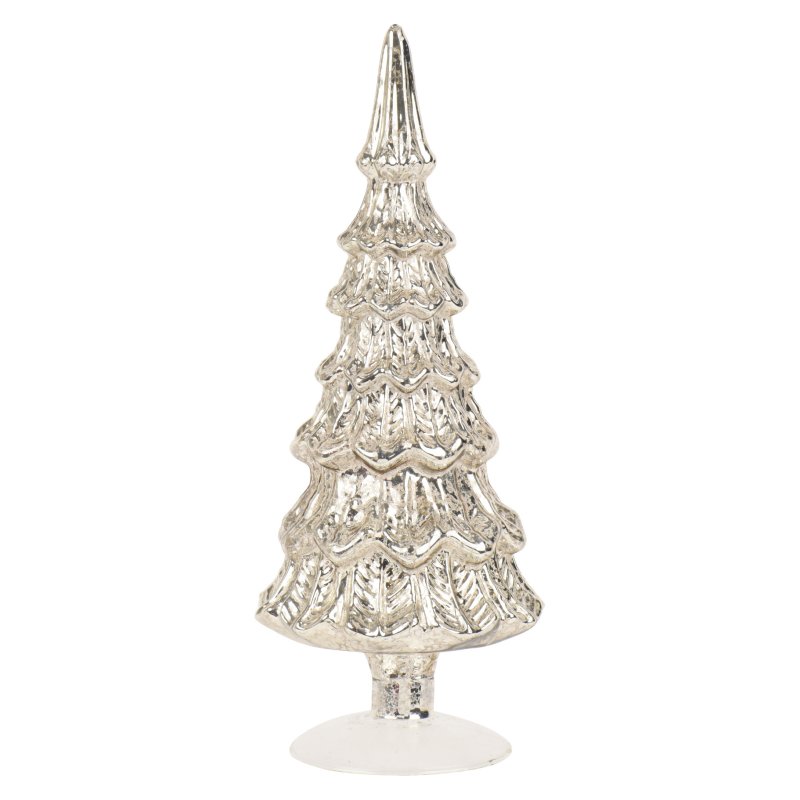 Kaemingk Antique Silver Glass Tree