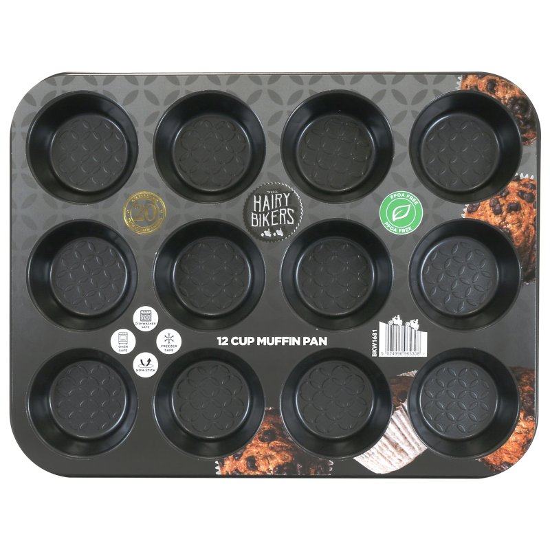 Hairy Bikers 12 Cup Muffin Pan top down