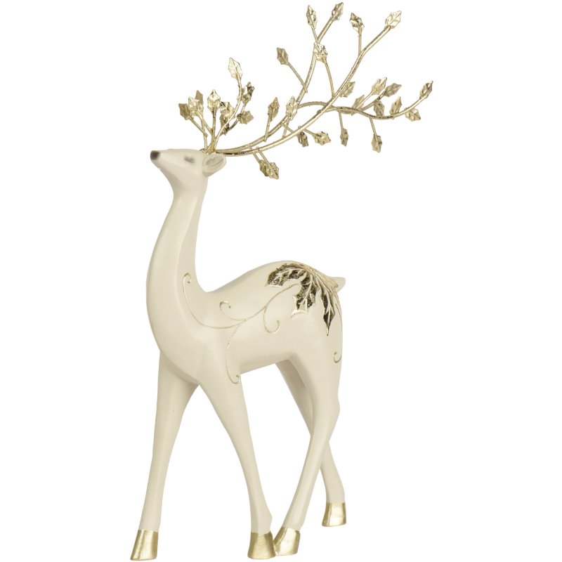 Kaemingk Cream Standing Reindeer