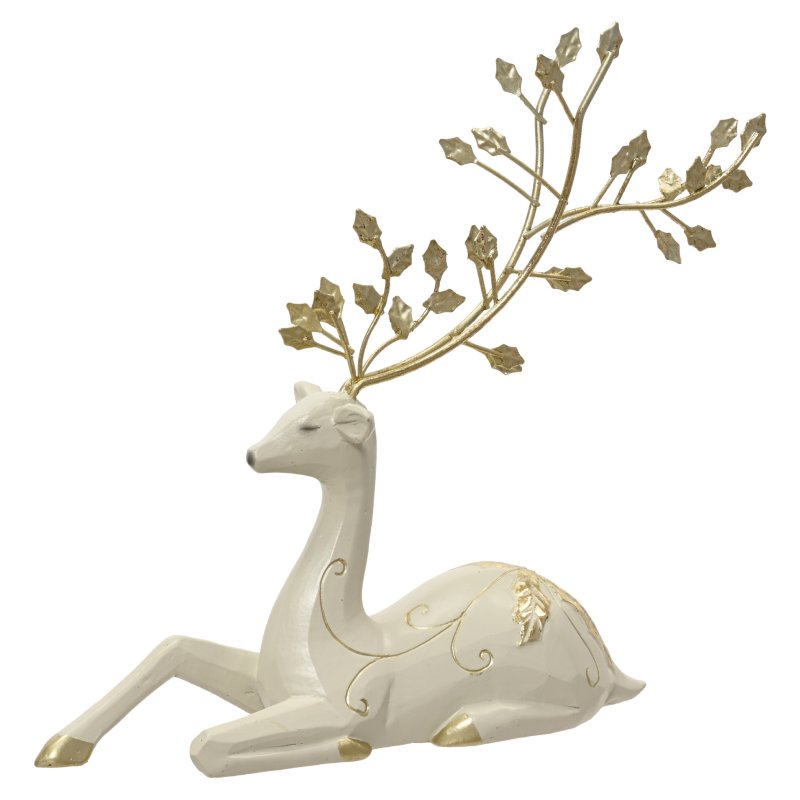 Kaemingk Cream Laying Reindeer