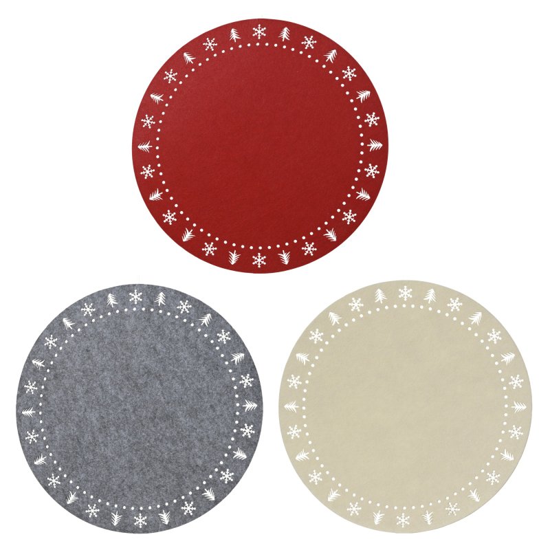 Kaemingk Felt Placemats Assorted