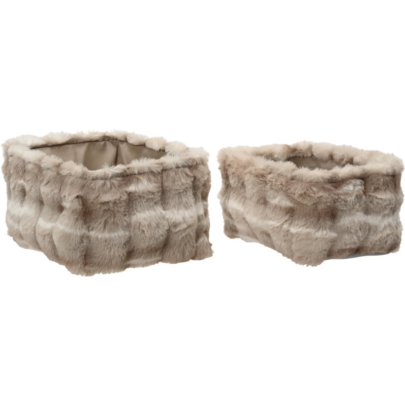 Kaemingk Artificial Fur Basket