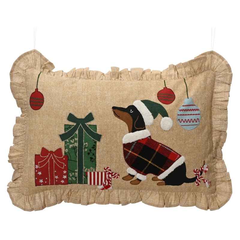 Kaemingk Christmas Dog Cushion