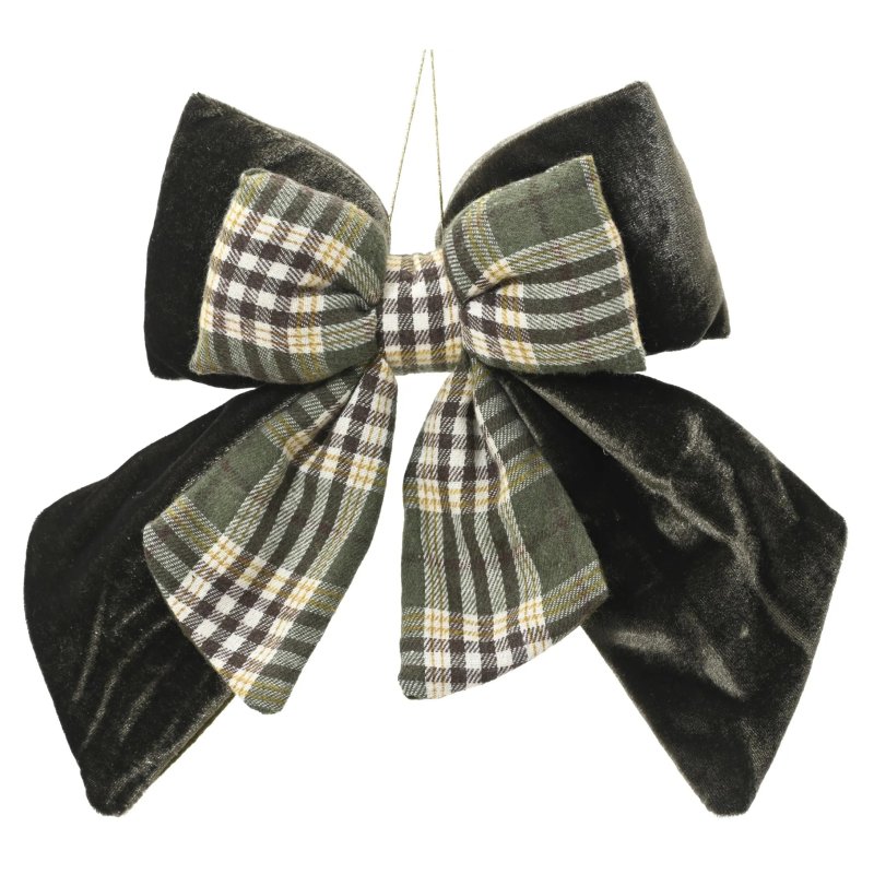 Kaemingk Velvet Bow Green