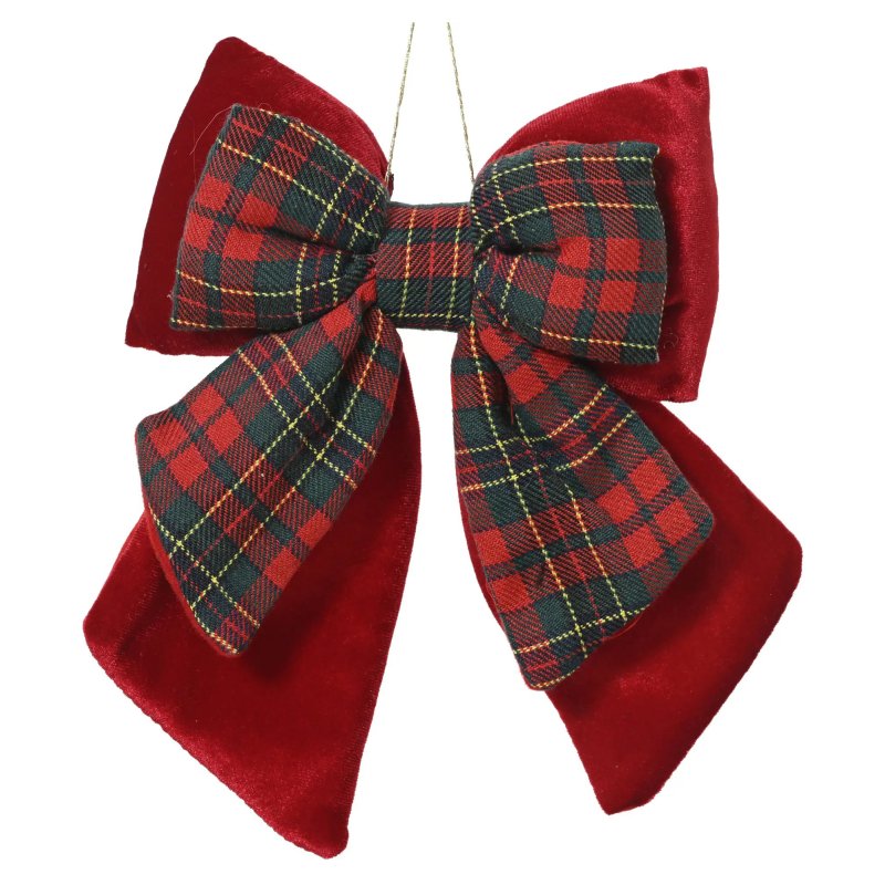 Kaemingk Velvet Bow Red