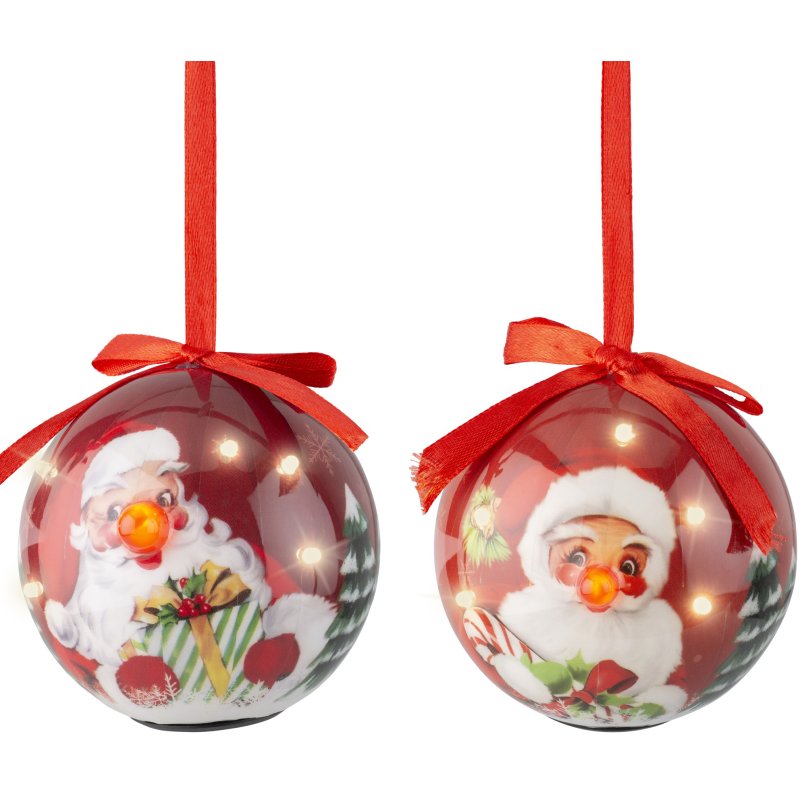 Kaemingk LED Flashing Bauble Assorted