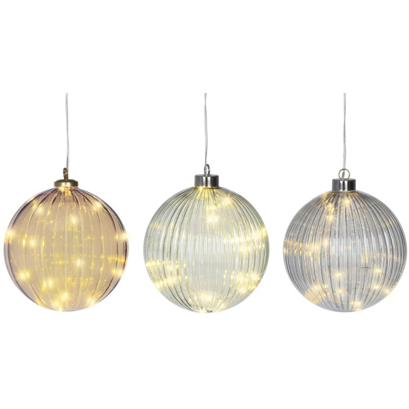 Kaemingk Micro LED Lit Ball Assorted