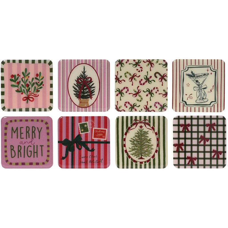 Kaemingk Christmas Coaster Assorted