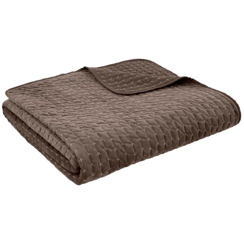 Bianca Attica Bedspread Chocolate